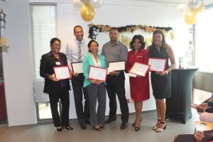 Pic 1 CIBC FirstCaribbean su empleadonan homengea den varios kategoria