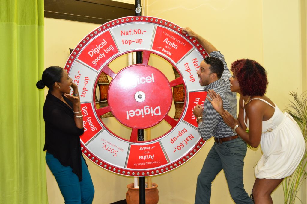 “Spin the Wheel” ku Digicel ta bèk den programa di televishon New Day