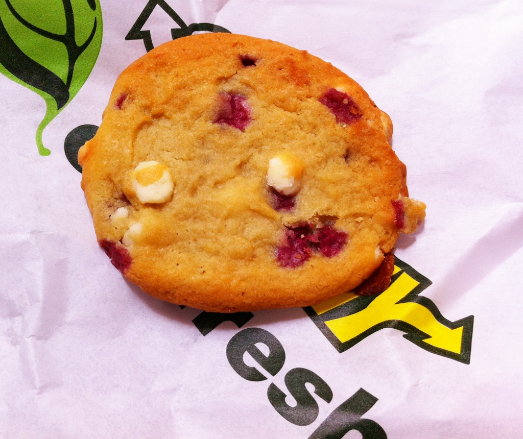 ‘Raspberries and Cheesecake’ e kuki nobo na Subway