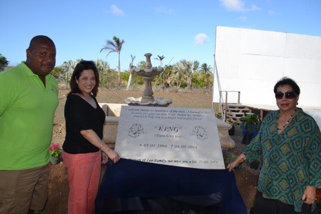 Instalashon di Piedra di Graf na honor di “KING” riba King’s Plaza