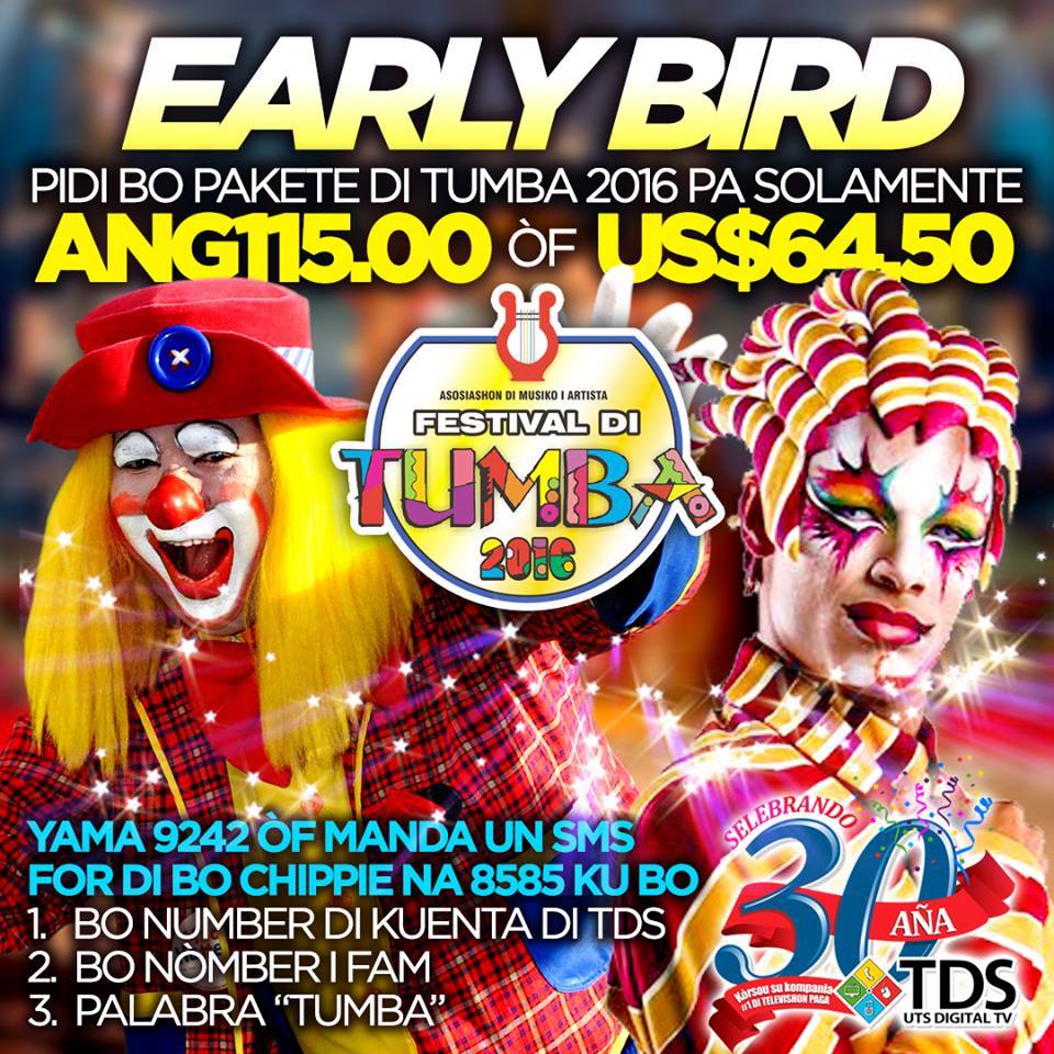 Festival di Tumba 2016 tambe ta riba TDS