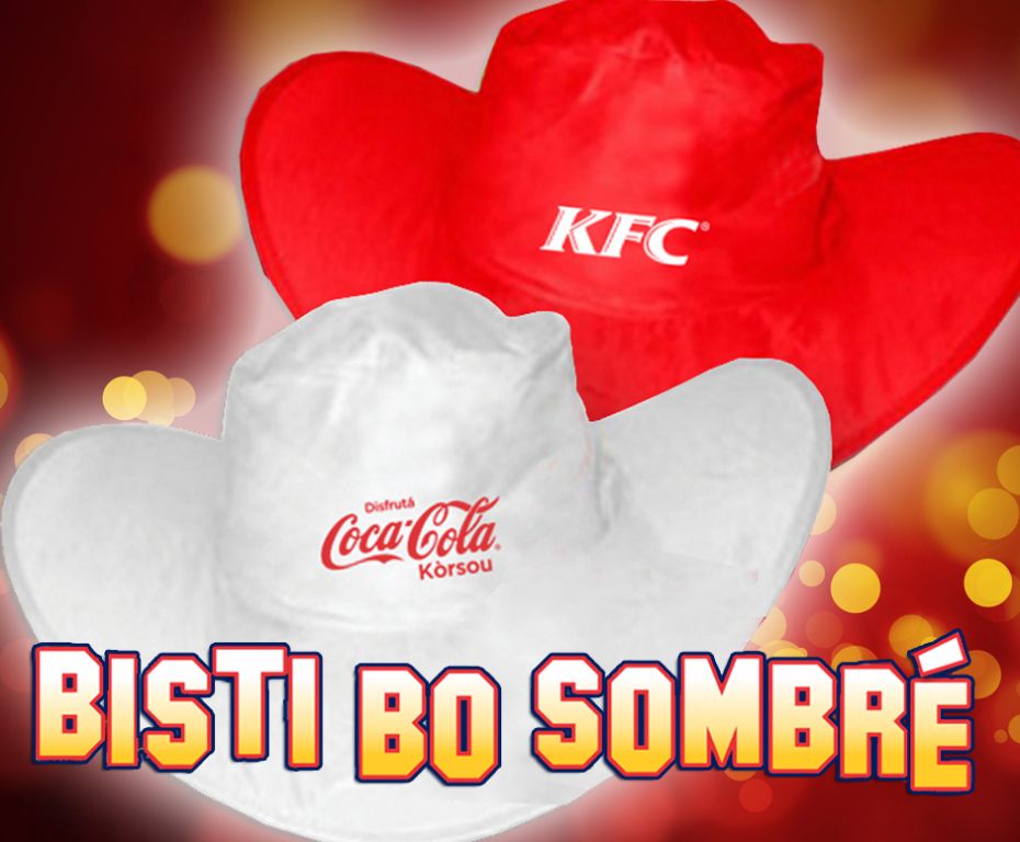 Bisti bo sombré di  KFC i Coca-Cola