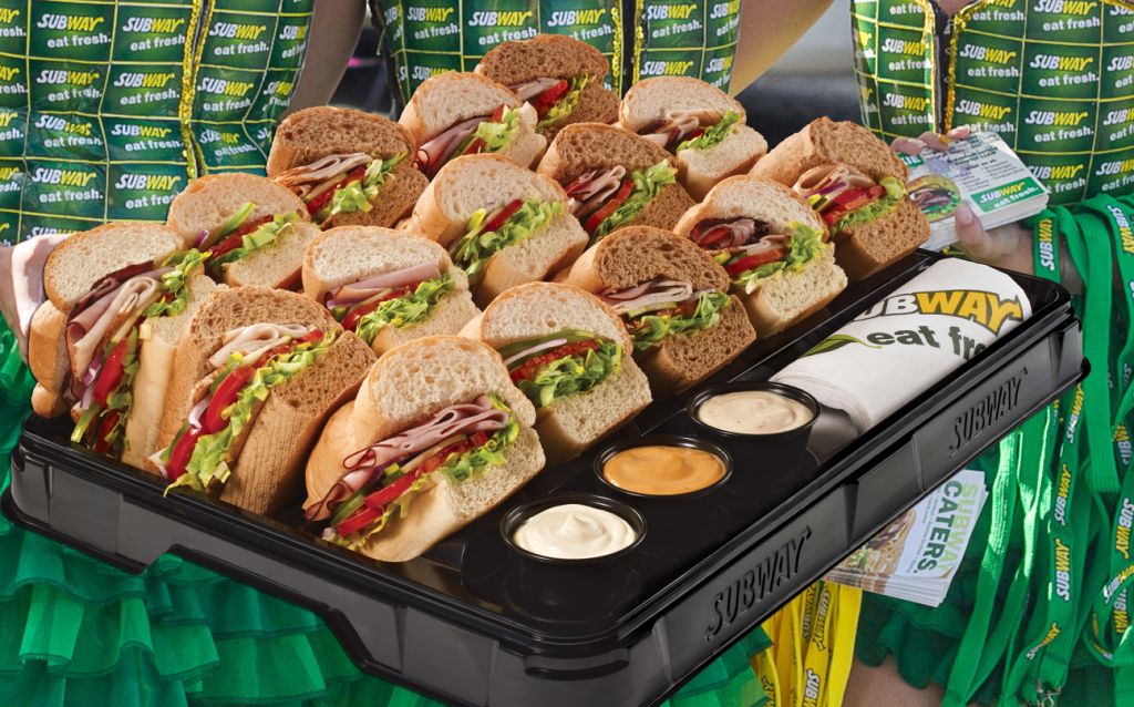 Subway tin spesial riba su menú di  ‘catering’ durante henter e temporada aki