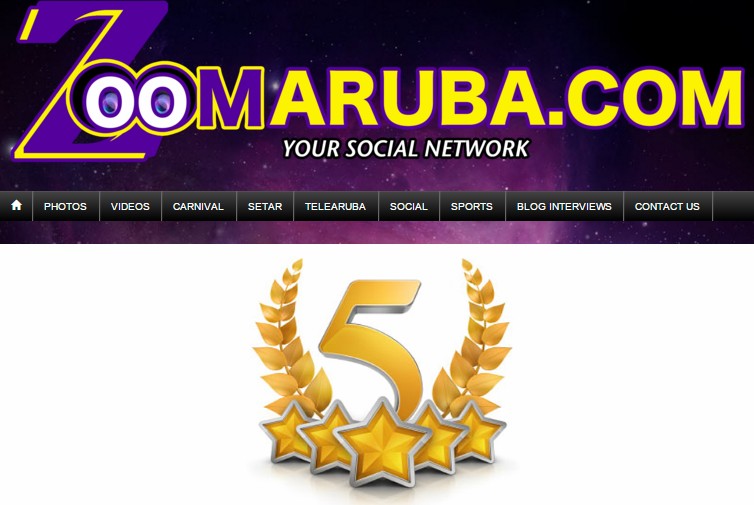 zoomaruba.com ta celebra su di 5 aniversario