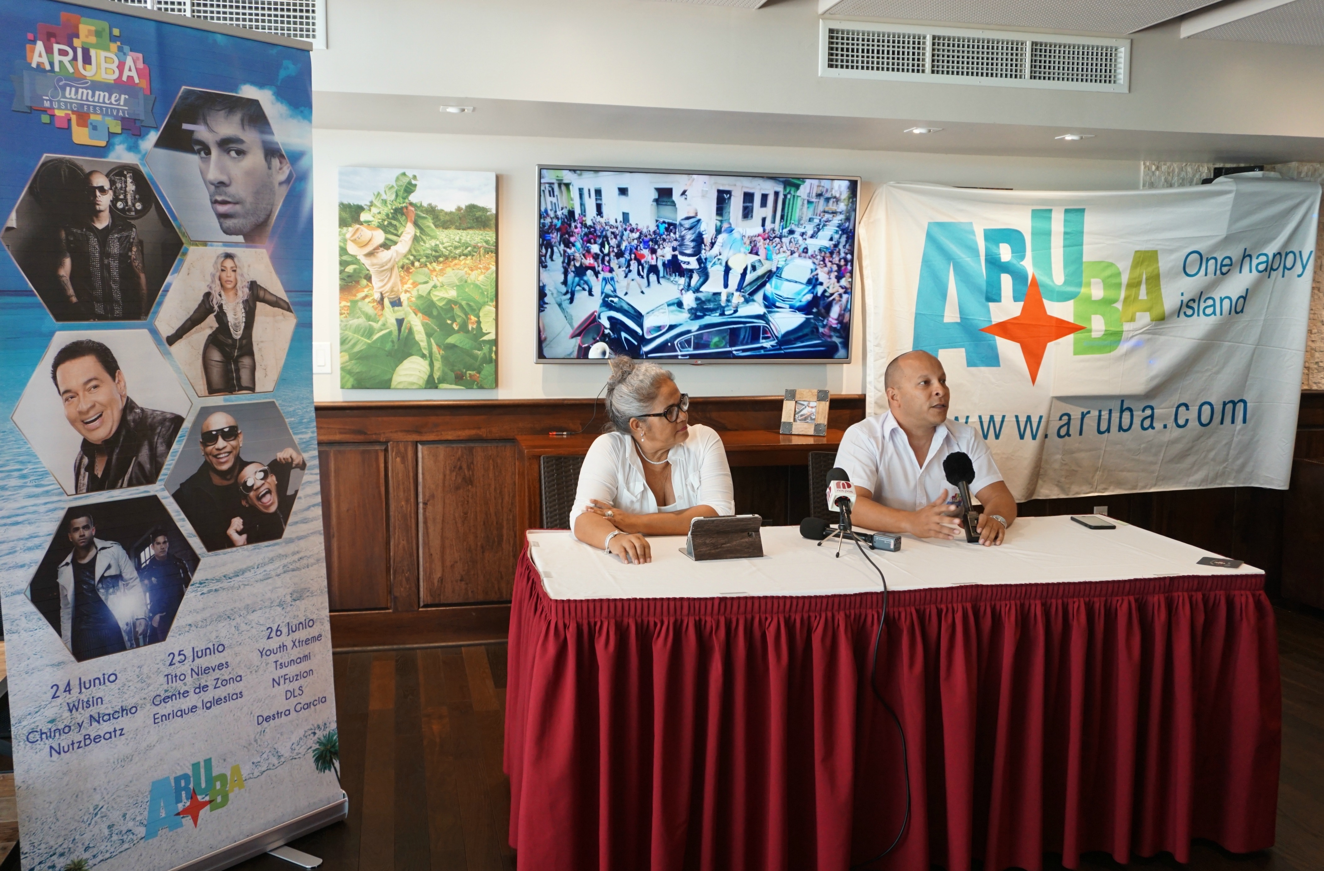 ARUBA SUMMER MUSIC FESTIVAL TA TRESE ARUBA ARTISTA NAN DI RENOMBRE MUNDIAL