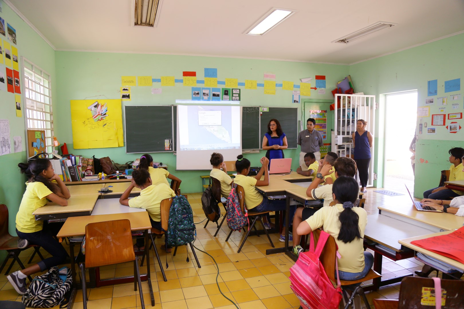 Comision Ambiental di AHATA a reuni cu Pius X School