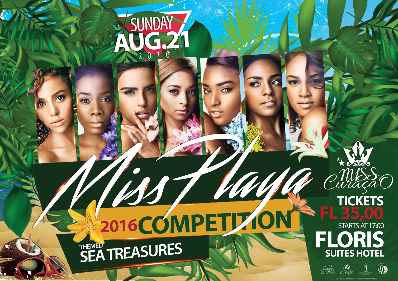 E BEYESANAN DI MISS KORSOU DEN SERTAMEN MISS PLAYA 2016