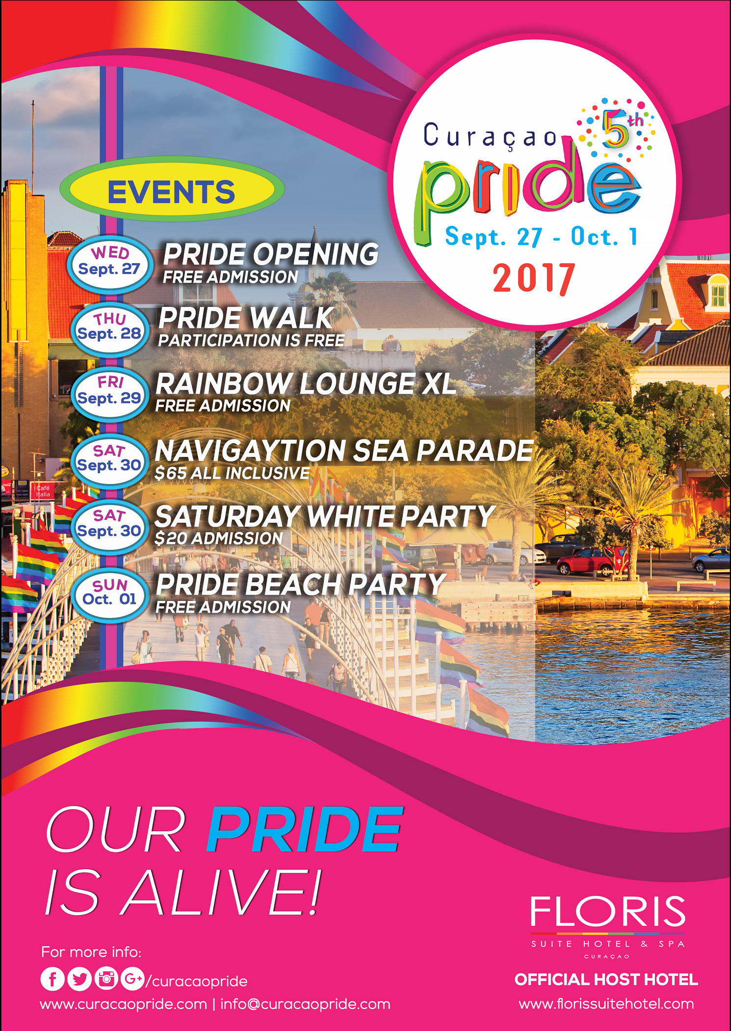 Organisahon Curacao Pride 2017 den full swing ESO Evento Show Otro
