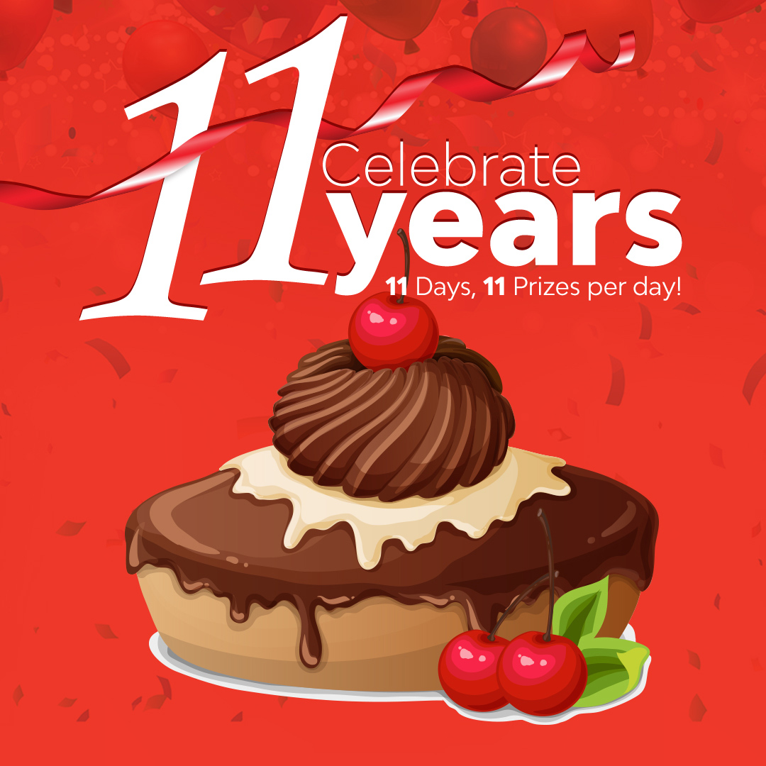 Digicel ta selebrá 11 aniversario  ku 11 dia di premio na Megastore