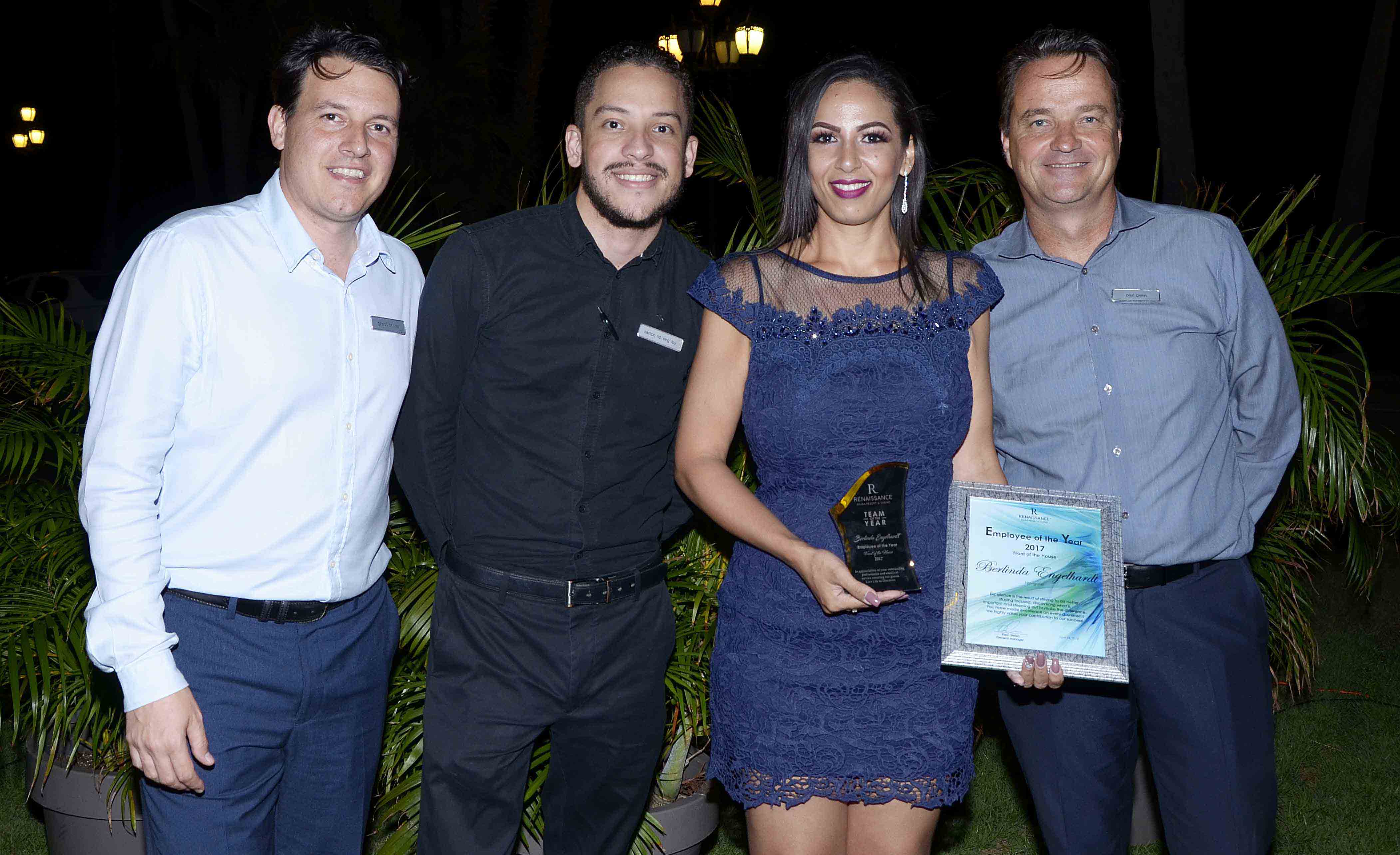 Renaissance Aruba Resort & Casino a  reconoce trahadonan sobresaliente di 2017