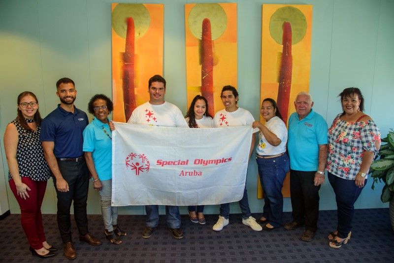 Aruba Bank a patrocina participacion di Special Olympics den Aruba Bank Walk & Run 2018