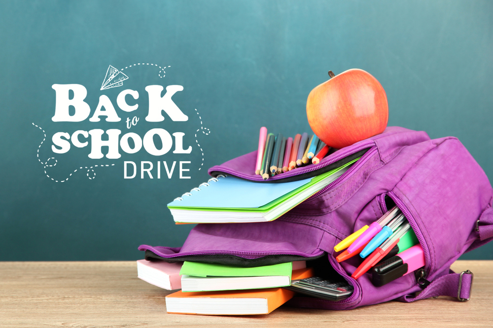 Hasi donashon di artíkulo di skol den  ‘Back to School Drive’