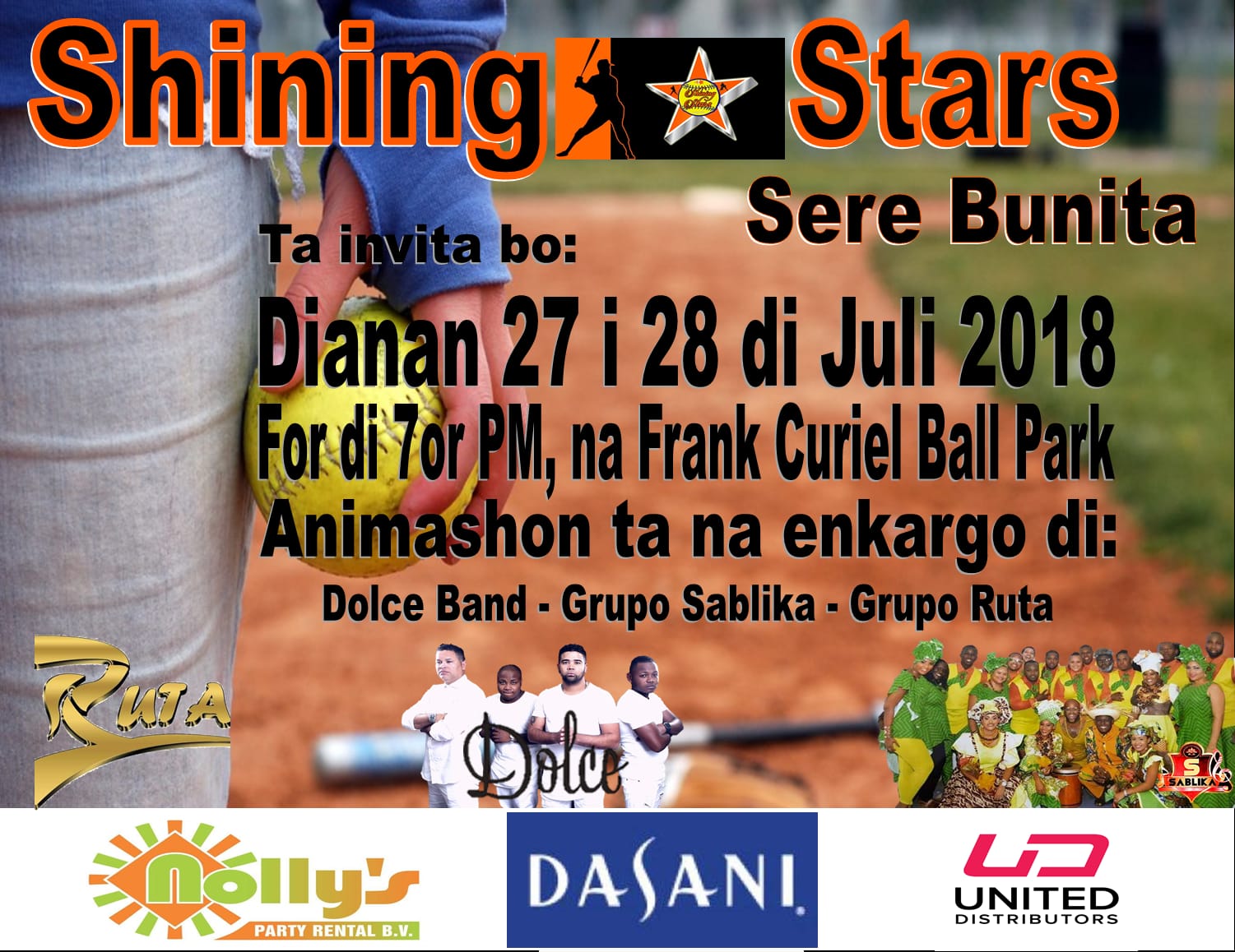 Liga pa Nos Tur ta invitá bo………..Shining Stars ta sere bunita