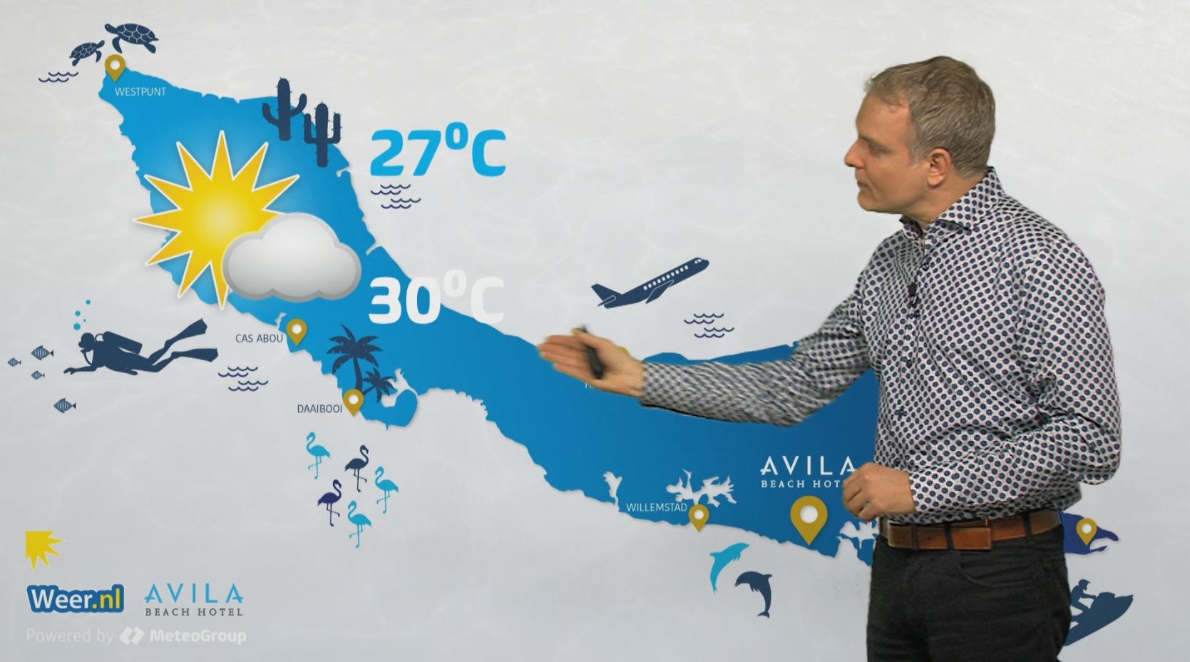 Avila Beach Hotel en MeteoGroup presenteren online weerbericht