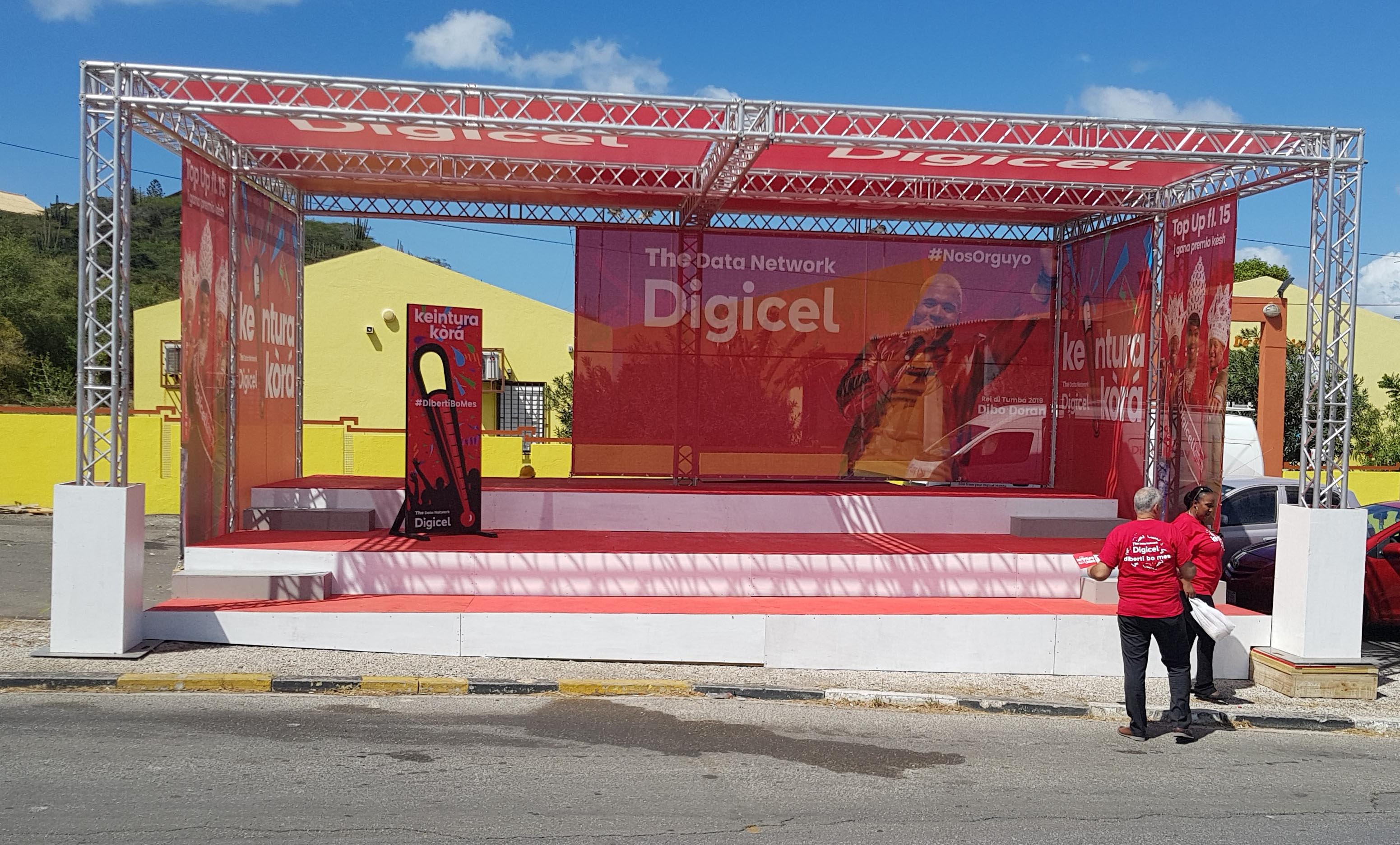 Digicel su stèlazje ta klá pa karnaval