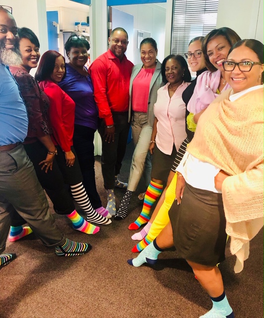 EMPLEADONAN CIBC FIRSTCARIBBEAN TA UNI NA #ROCKYOURSOCKS