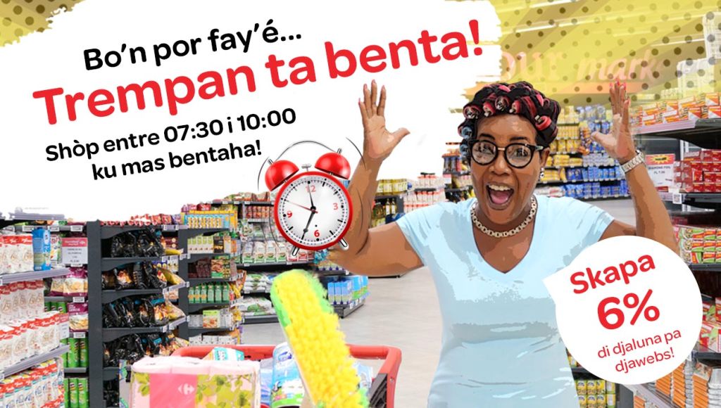 Shòp trempan i skapa 6% riba bo  kompra na Carrefour Market!