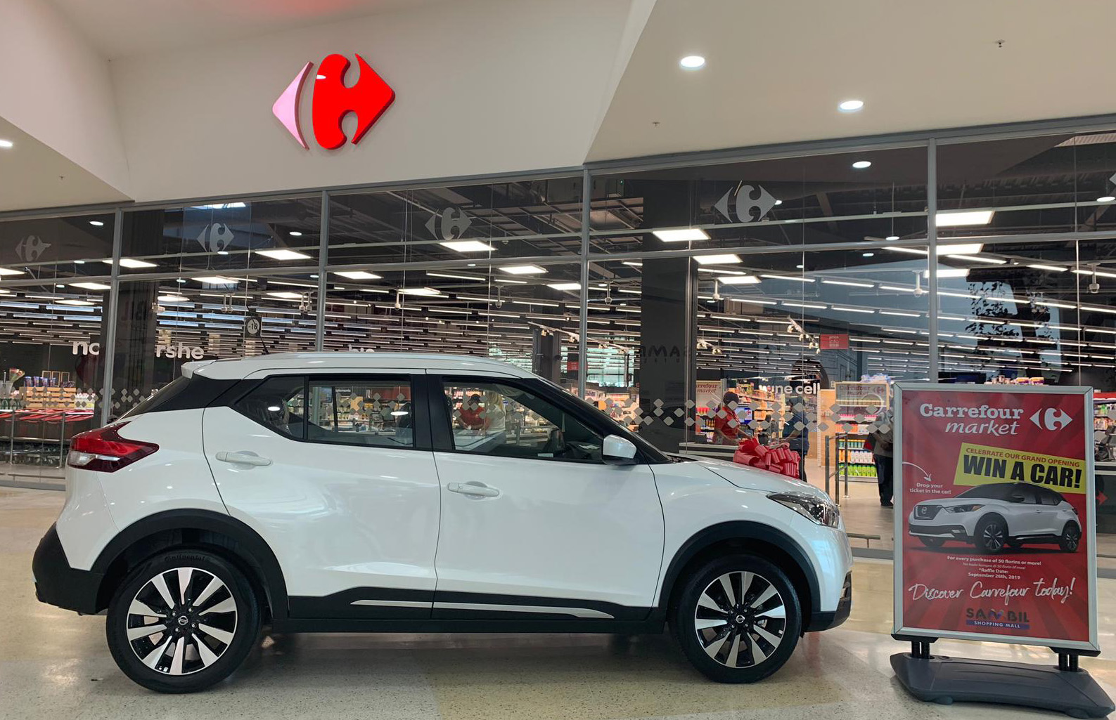 Carrefour Market ta saka ganadó di e Nissan Kicks dia 26 di sèptèmber