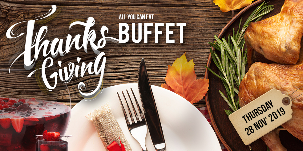 Carrefour Market ta invitabo pa un  All You Can Eat Thanksgiving Buffet