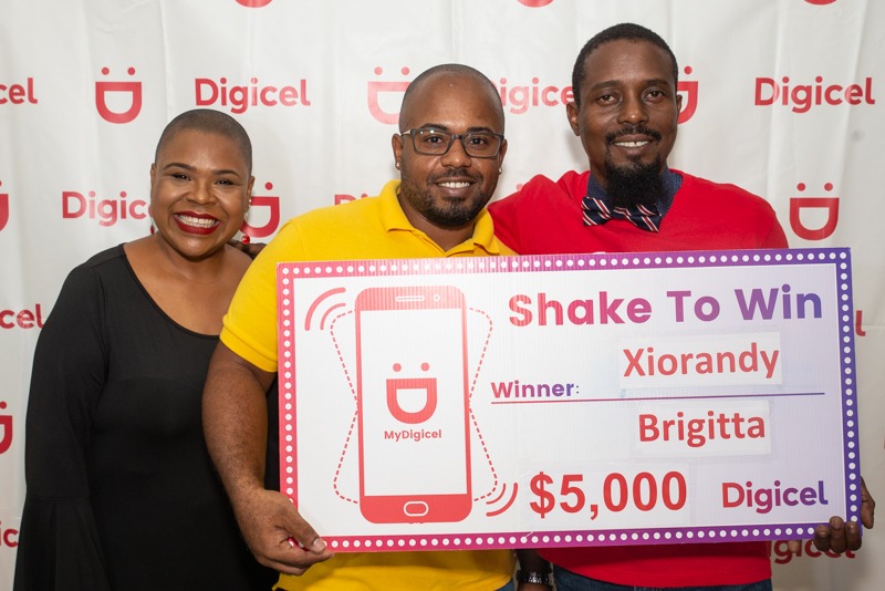 Otro ganador di $5000 ku Digicel