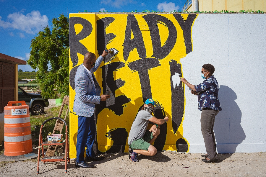 Mural Started in Execution of the Zakito Quick Win Plan